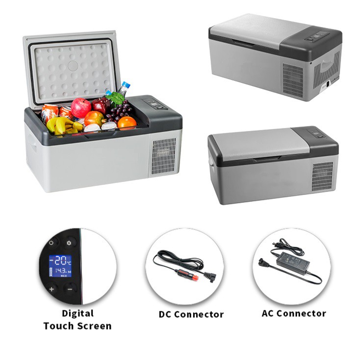 Tủ lạnh mini dùng trong nhà và trên ô tô cao cấp nhập khẩu - Dung tích: 15 lít - 8.6kg - Mã: DC15