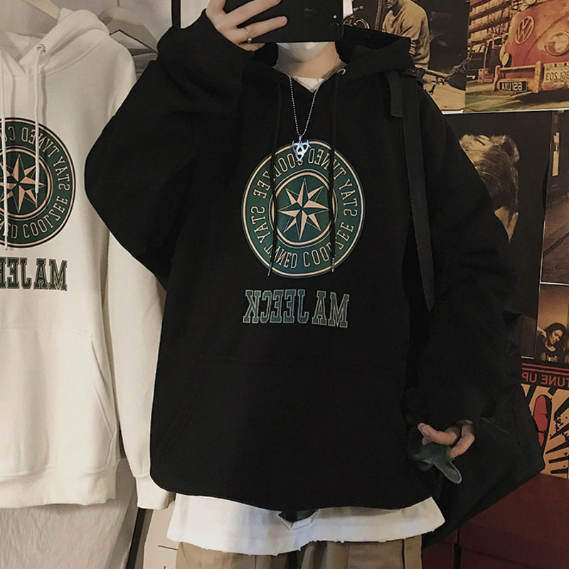 Áo hoodie dáng rộng thời trang phong cách cho các cặp đôi #6