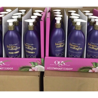 DẦU GỘI, XẢ OGX BIOTIN & COLLAGEN 750ML