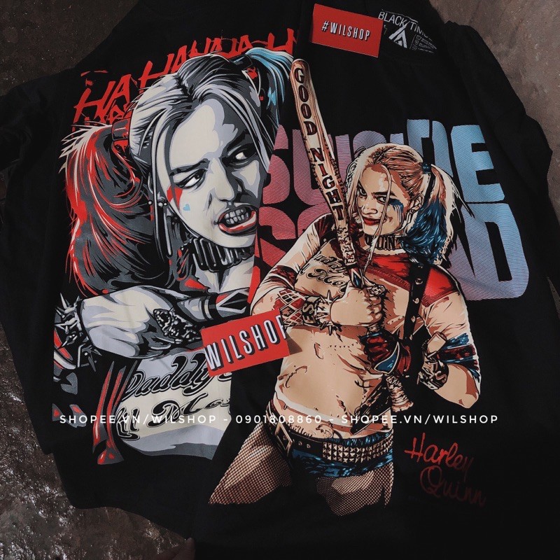 (M, L, XL) ÁO HARLEY QUINN SUICIDE SQUAD - ÁO DC IN 3D - ÁO THUN UNISEX (JOKER)