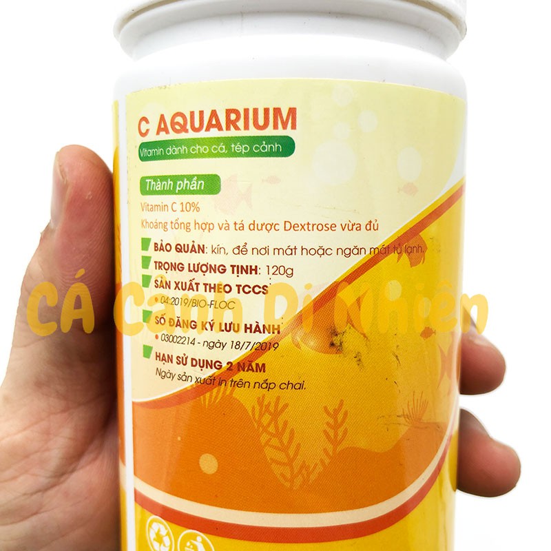 Vitamin C Aquarium Mr Bio Fish 120 gram - Chuyên dụng cho cá tép cảnh