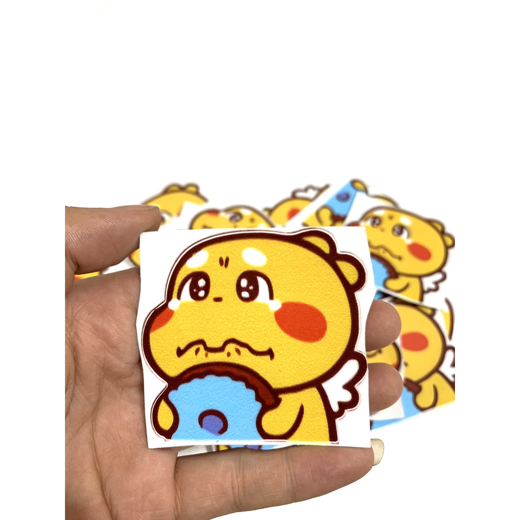 Tem Sticker Khủng Long Gấu 3 lớp Siêu Đẹp