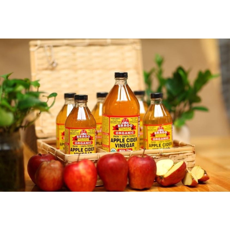 Giấm táo hữu cơ Bragg 946ml