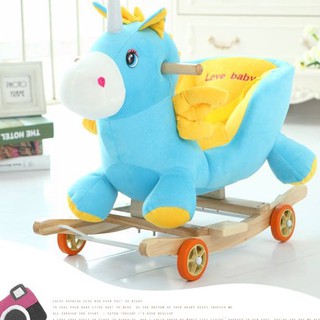 Bập bênh ngựa 3 in 1 (bập bênh, xe chòi chân, ghế ngồi)