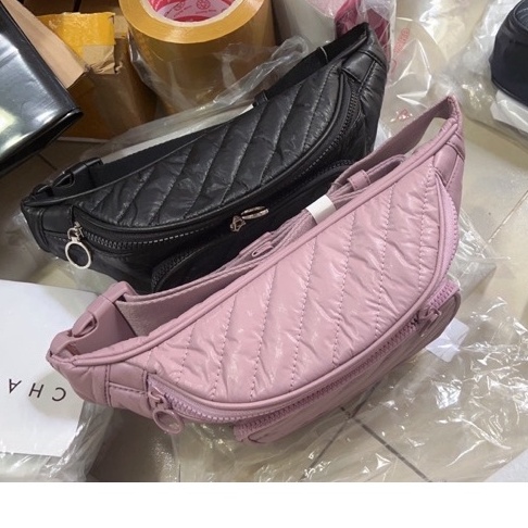 Túi xách nữ CNK bao tử Panelled Belt Bag - Lilac