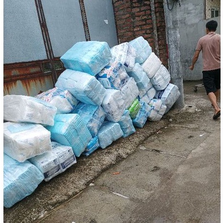 Tã bỉm dán Phú đạt Có vách hai bên ( 10 gói 100miếng) dành cho người già, phụ nữ sau sinh: Sizetừ 40-80kg Siêu thấm  hút