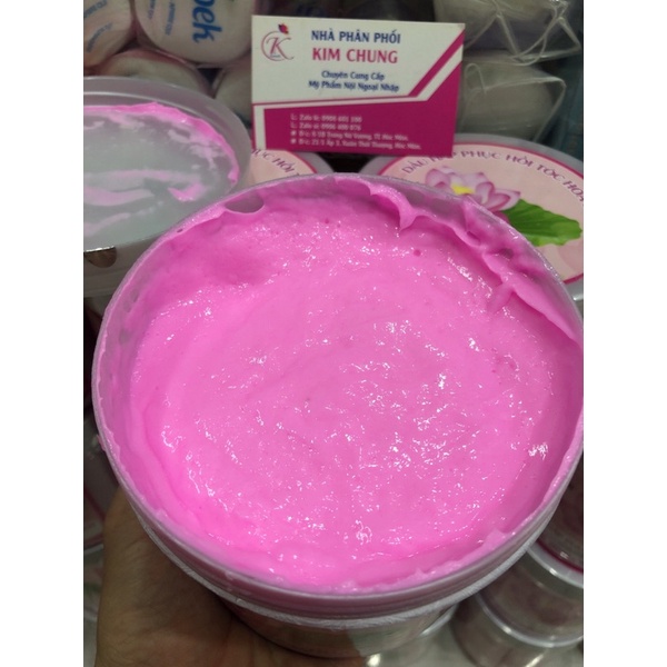 Hấp dầu phục hồi tóc Hoa Sen Kem ủ tóc LC Cosmetics 1000ml