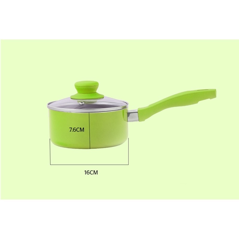 Nồi quấy bột hợp kim nhôm chống dính 16cm Sunhouse đáy từ