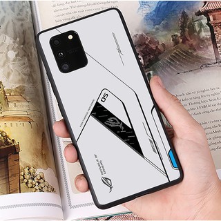 Ốp lưng kính cường lực Samsung Galaxy S10 Lite - Gaming ROG