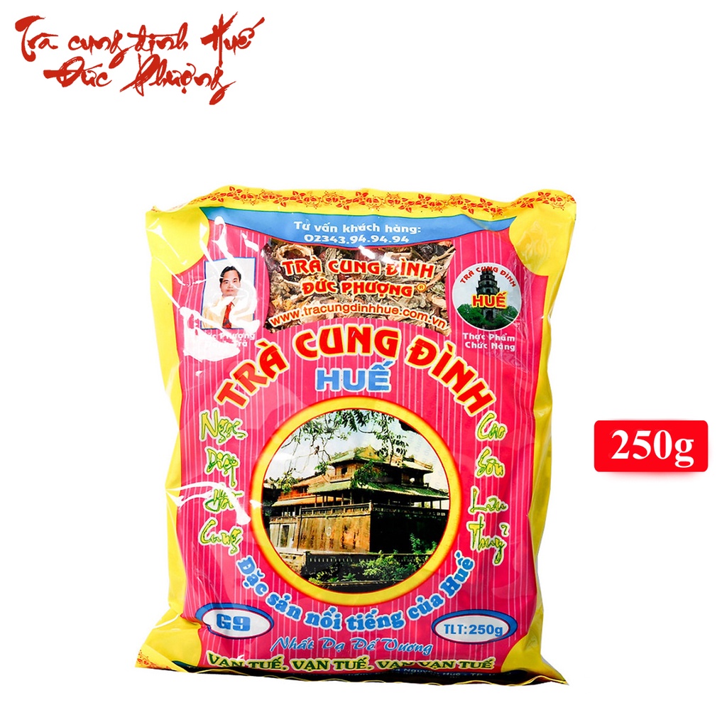 TRÀ CUNG ĐÌNH HUẾ G9 ROYAL TEA ĐỨC PHƯỢNG 250 GRAM