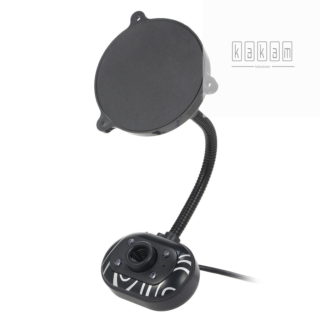 Webcam Hd 480p Usb 2.0 Kèm 4 Đèn Led Cho Máy Tính | BigBuy360 - bigbuy360.vn