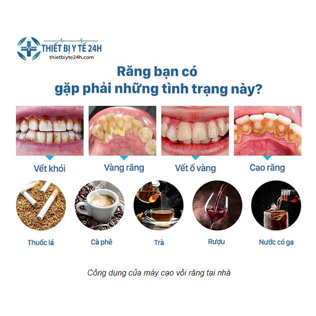 Máy Cạo Vôi Răng, Máy Vệ Sinh Răng Miệng HB75