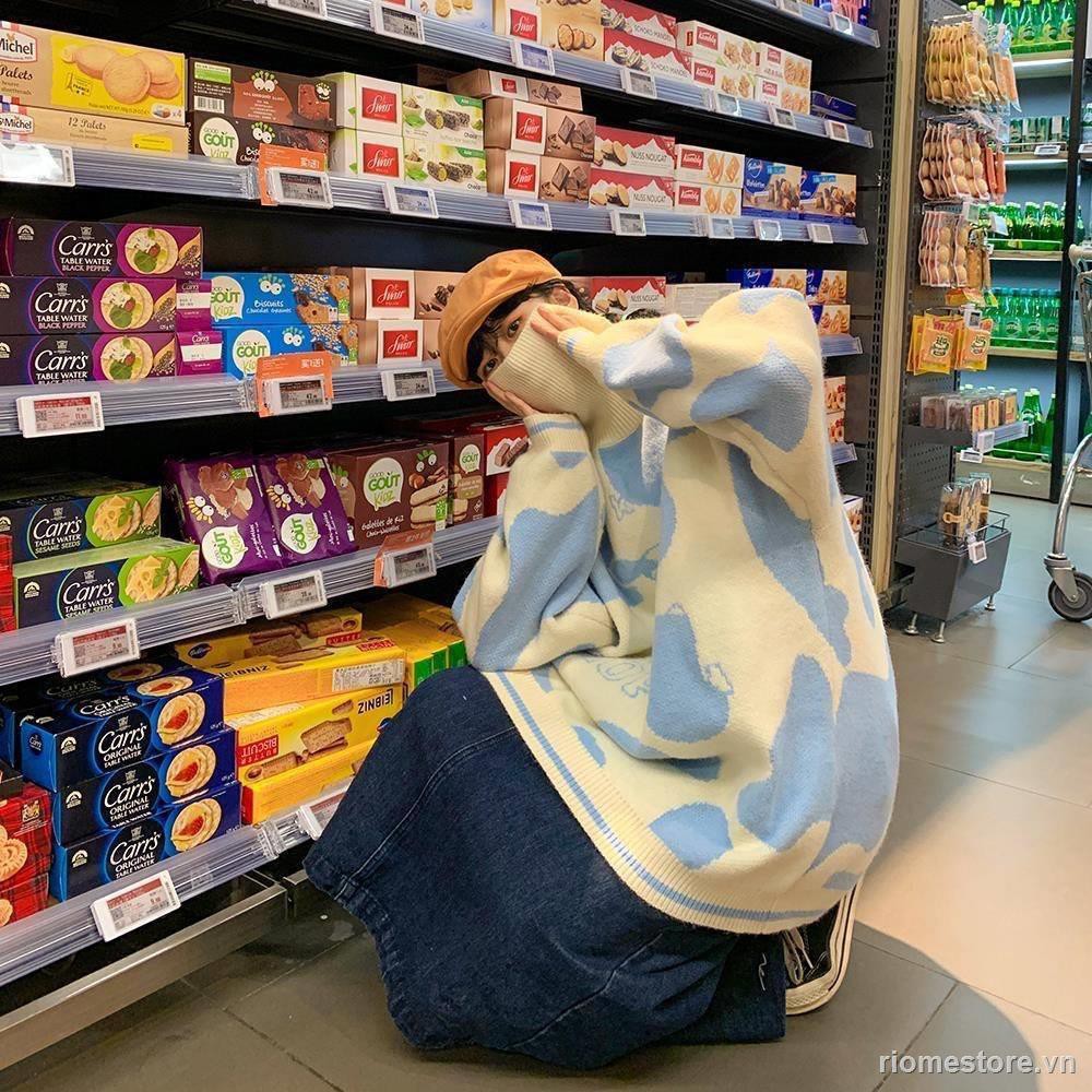 New winter sweet and cute baggy Korean version schoolgirl warm sweater | BigBuy360 - bigbuy360.vn