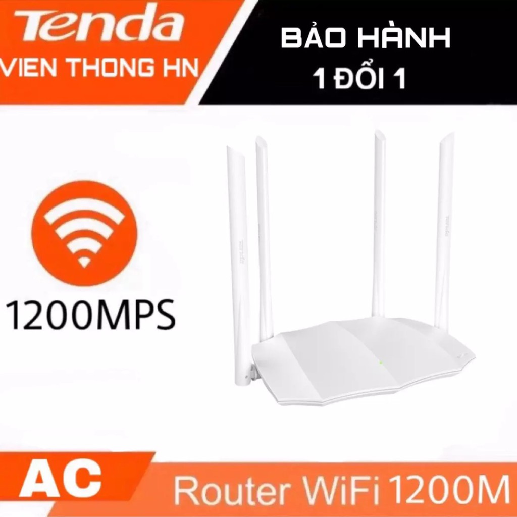 Thiết bị phát Wifi chuẩn AC 1200Mbps Tenda AC5 - vienthonghn