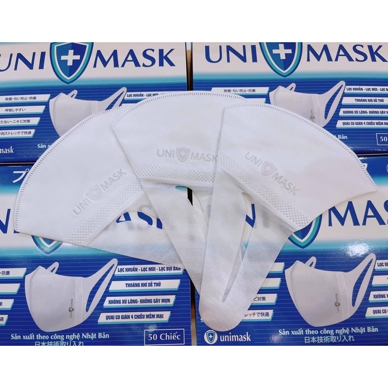 KHẨU TRANG 3D KHÁNG KHUẨN UNIMASK | BigBuy360 - bigbuy360.vn