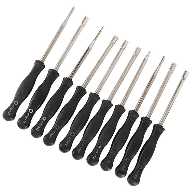 Bộ 10 tua vít điều chỉnh bộ chế hòa khí 2 kỳ cho Walbro Zama Ryobi Stihl Echo Troy Bilt Poulan Craftsman
