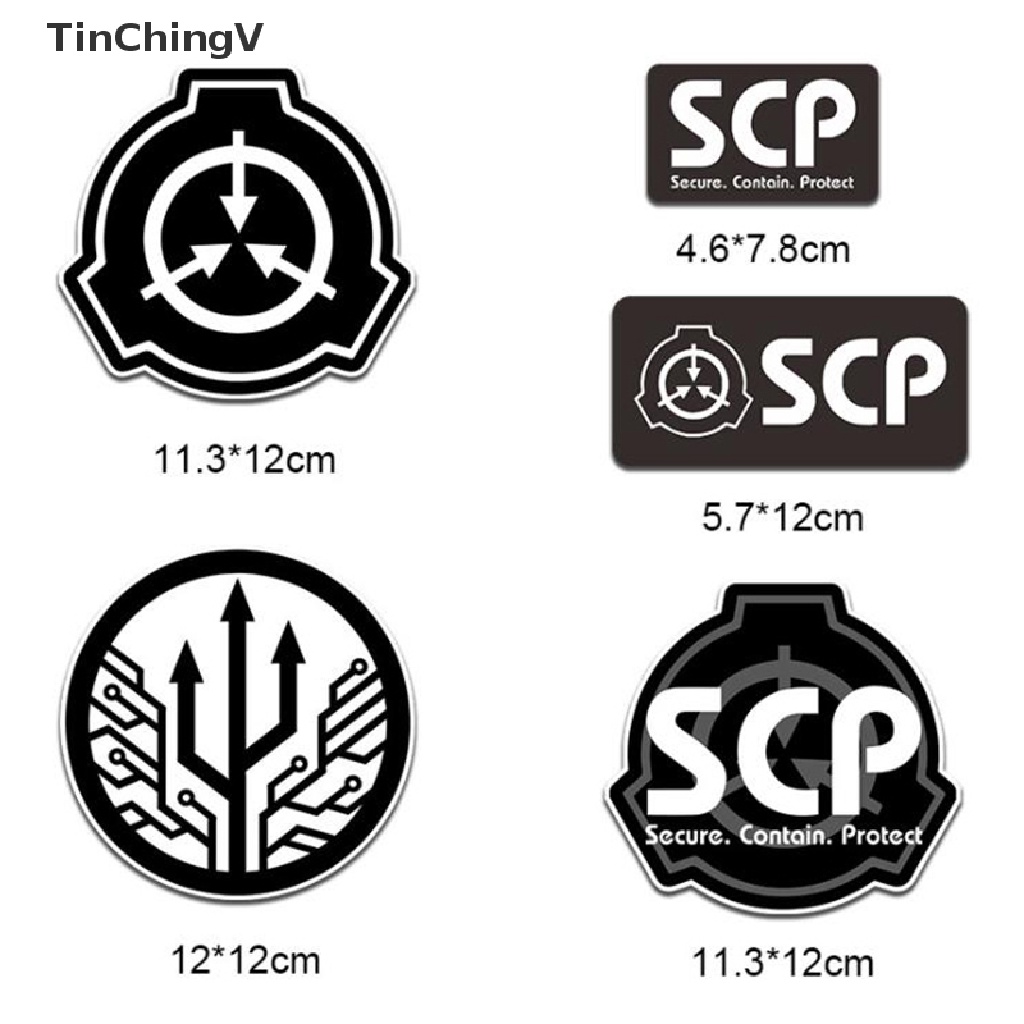 Bộ 5 Miếng Dán Vinyl Chống Thấm Nước Dùng Trang Trí Laptop / Guitar / Tủ Lạnh