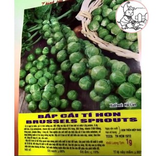 HẠT BẮP CẢI TÍ HON - GÓI 1 GRAM