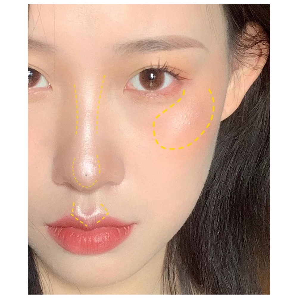 3 Màu Sắc Cao Cấp Bột Bảng Lấp Lánh Kim Cương Lắc Chân Nữ Mặt Viền Mỹ Phẩm Chống Thấm Nước Lâu Dài Làm Sáng Da Trang Điểm JULYSTAR