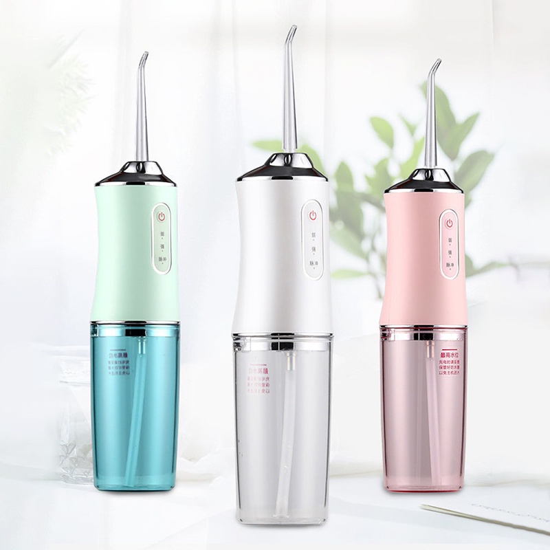 Máy Tăm Nước Cầm Tay Oral Irrigator Giúp Xỉa Răng, Vệ Sinh Răng Miệng, Tăm Nước Chuẩn Nha Khoa Tại Nhà - G43