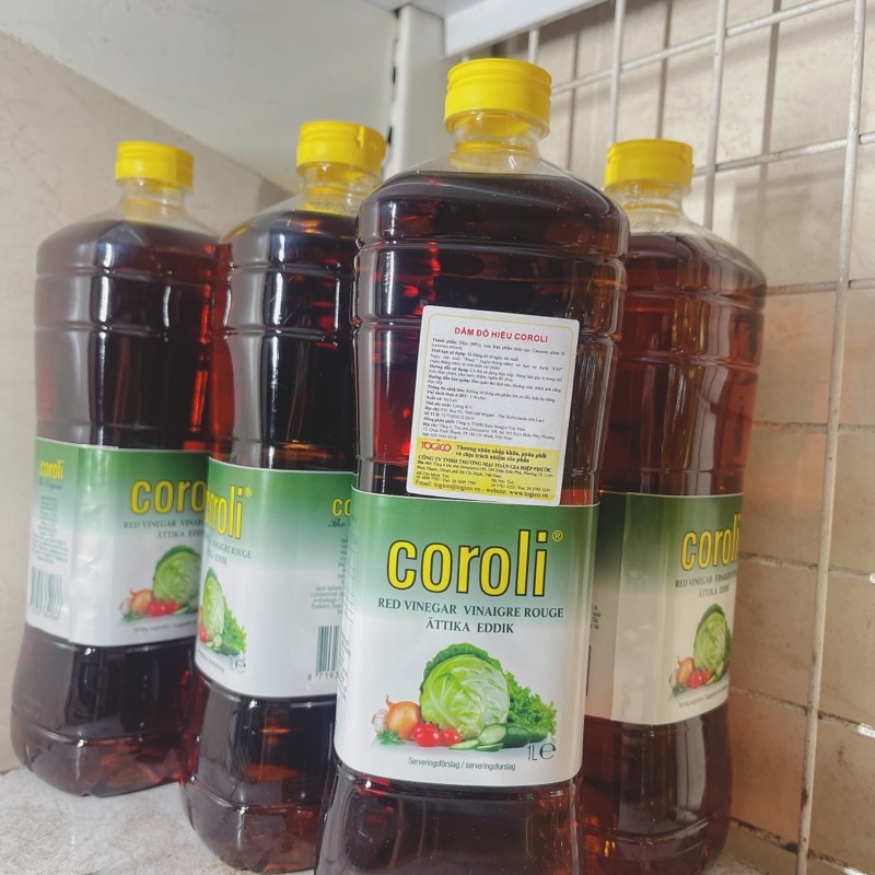 Dấm Đỏ Hiệu Coroli 1L
