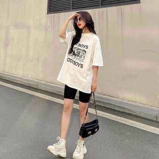  Quần legging đùi lửng ngố nữ vải thun cotton co dãn ôm bó Quần tregging short cộc nữ ngắn trên gối 