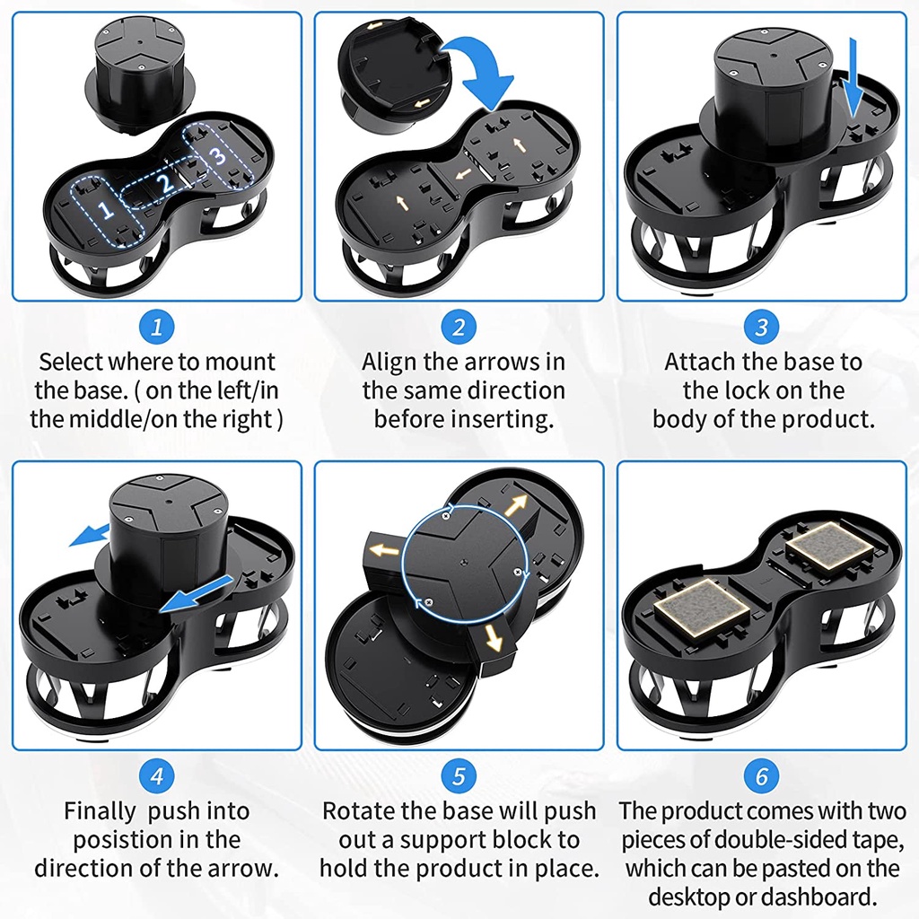 Giá Để Cốc Nước Chia 2 Hốc, Chân Đế Chỉnh Đa Năng
