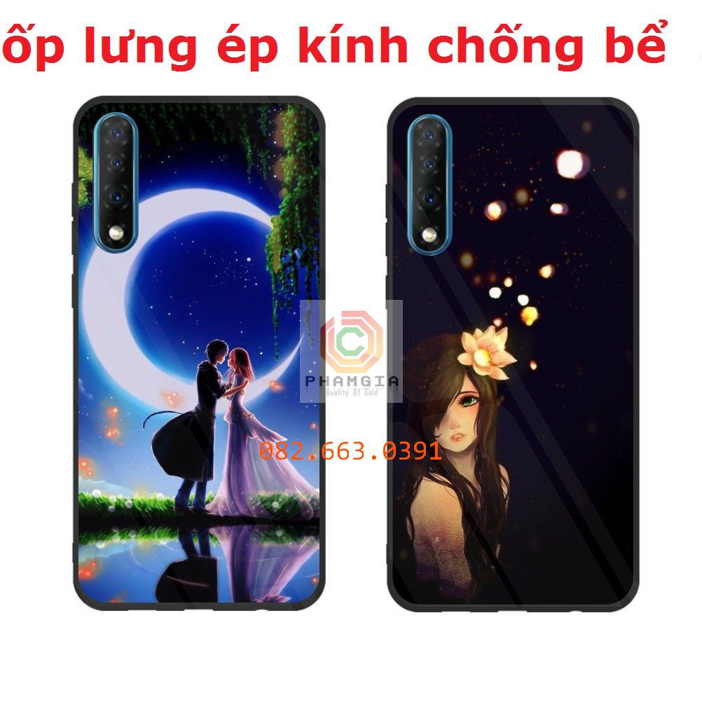 Ốp lưng ép kính chống bể in hình theo yêu cầu dành cho Vsmart Live/Star/Joy 2+/Joy 3/Active3