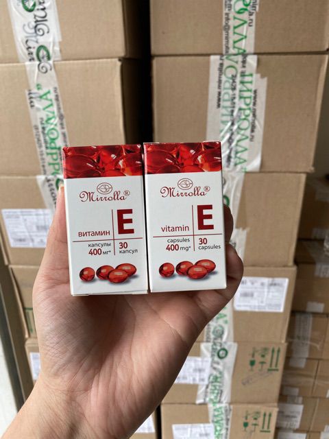 Vitamin e đỏ nga 400mg lọ nhựa 30 viên