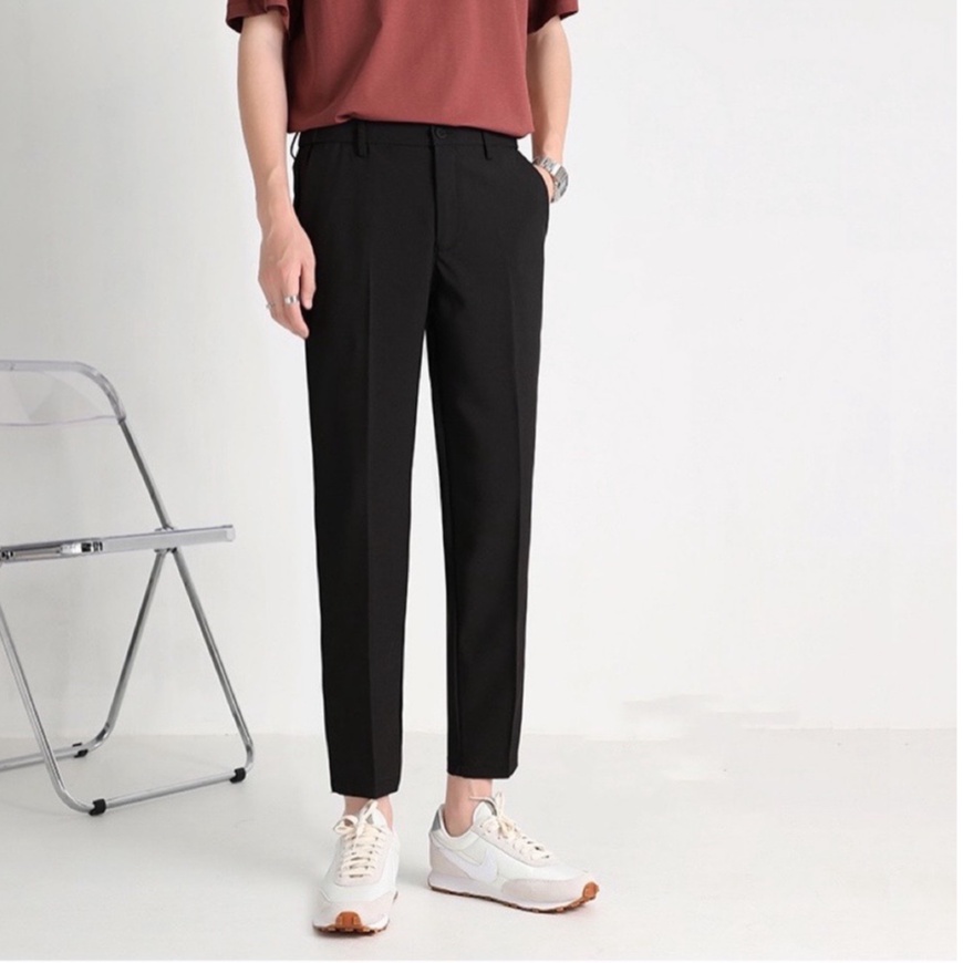 Quần âu nam vải tuyết mưa quần baggy nam không nhăn không xù loại tây âu lụa hàn thời trang AUTOMAN Q01