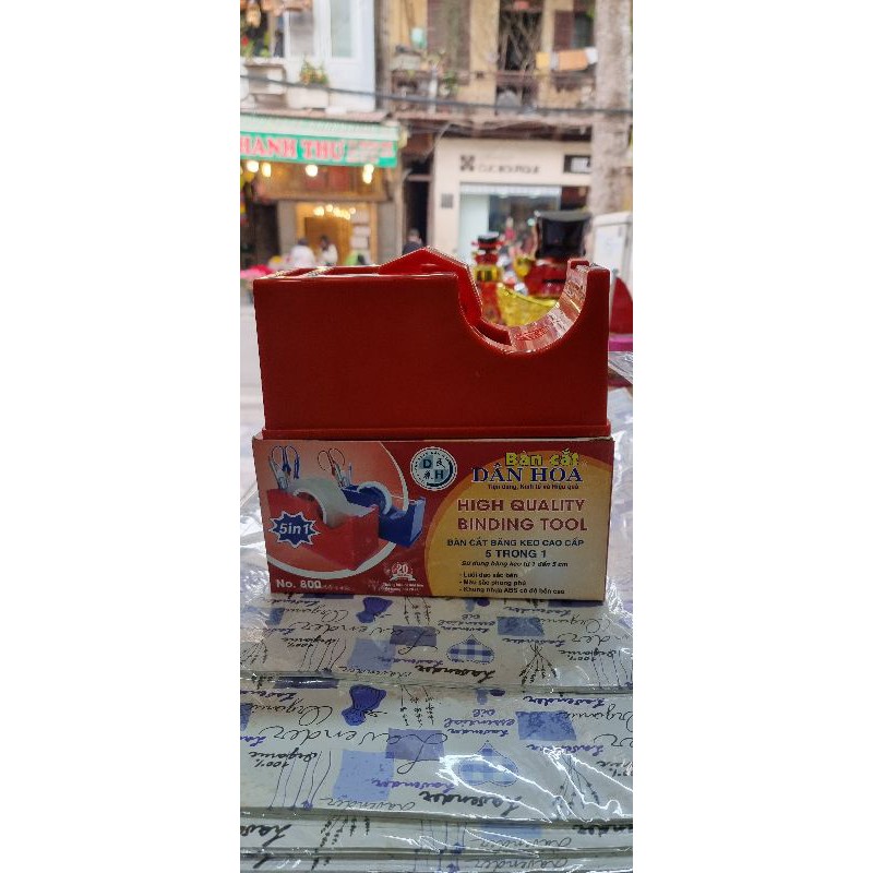 Cắt băng dính Dân Hoa để bàn 5in1 No:800
