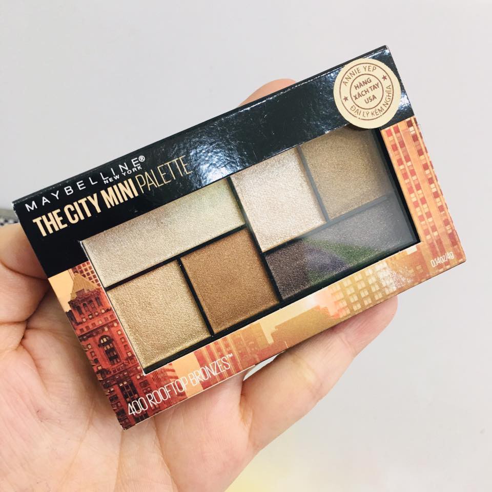 Bảng phấn mắt mini Maybelline The City Mini Palette hàng xách tay Mỹ