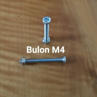 10 Con Bu Lông M4 Dài 43mm