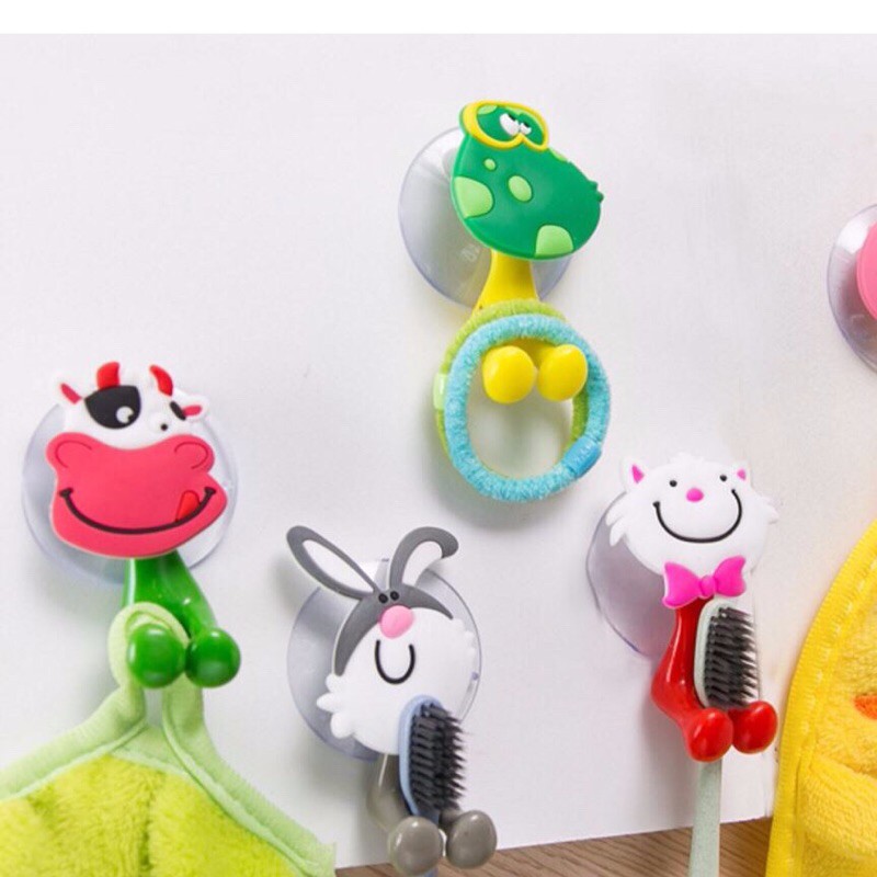 Dụng cụ kẹp bàn chải đánh răng hình thú xinh xắn