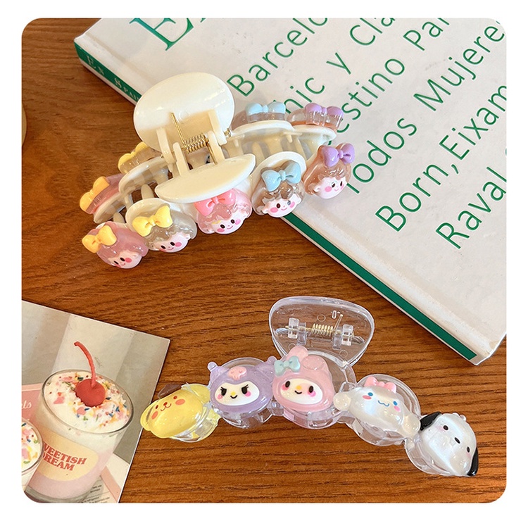 Kẹp Tóc Họa Tiết Hoạt Hình Phong Cách Hàn Quốc Xinh Xắn Cho Nữ