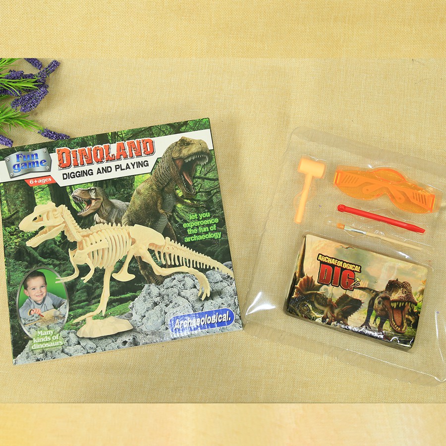 [Mã LIFETOYS1 giảm 30K đơn 99K] Đồ chơi khảo cổ-sưu tầm hóa thạch khủng long T-rex