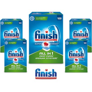 Viên rửa bát finish all in one 100 viên