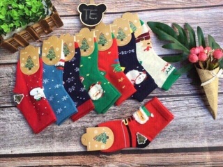Tất noel cho bé set 10 đôi