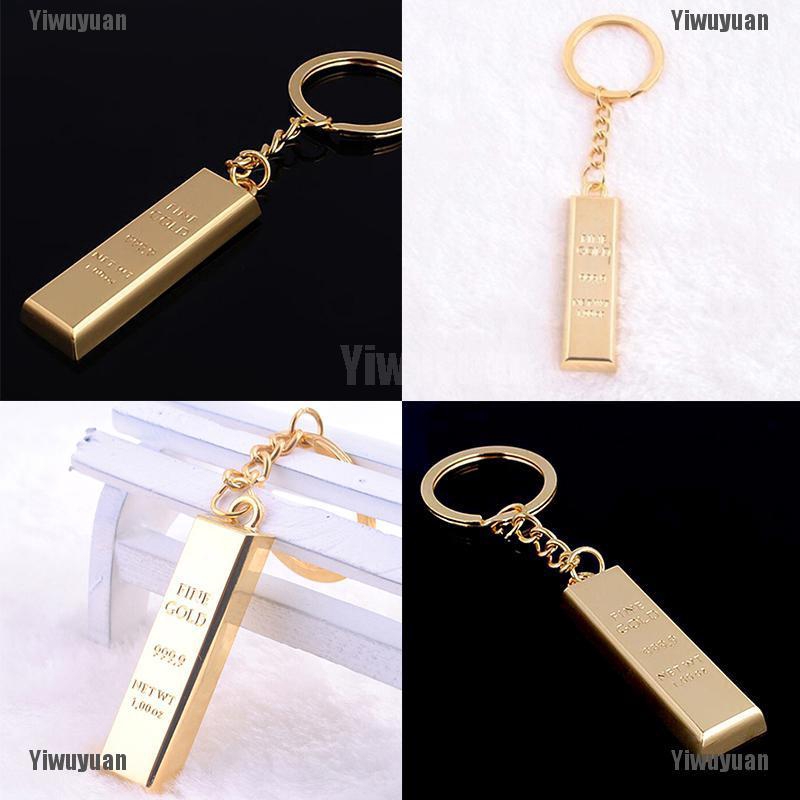 Móc Khóa Kim Loại Màu Vàng Độc Đáo Kích Thước 55X15X15X