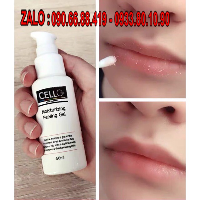 Cello Tẩy da chết môi trước khi phun xăm 50ml - Tẩy tế bào chết môi Cello 50ml phun xăm thẩm mỹ Spa