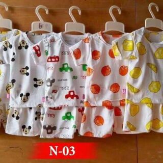 sét 5 bộ cộc tay cho bé