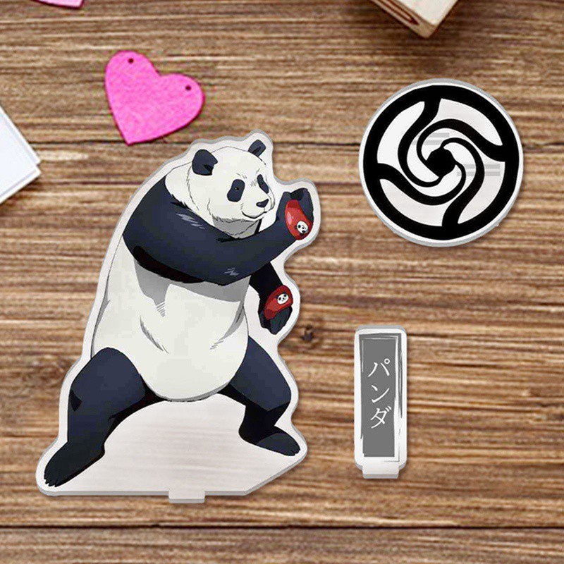 Mô hình trưng bày họa tiết nhân vật hoạt hình Jujutsu Kaisen Sukuna Itadori chất liệu acrylic trang trí bàn máy tính