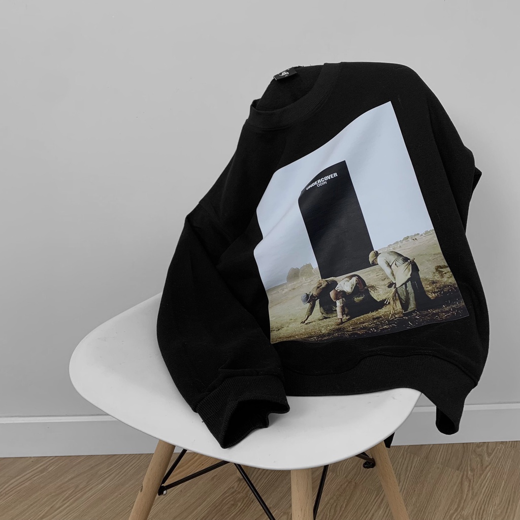 Áo Sweater OD Oversize UDC White, áo nỉ dài tay Unisex ODIN CLOTHING | BigBuy360 - bigbuy360.vn