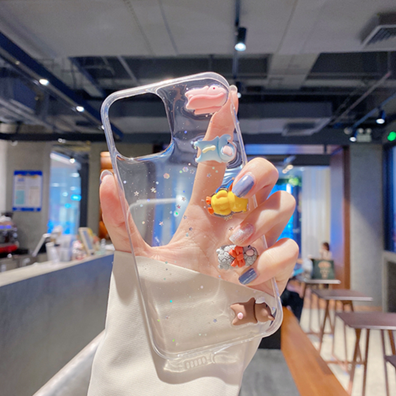 Ốp Lưng Hình Thú Xinh Xắn Cho Iphone 12 12promax 11 11pro Max X Xr Xs Max Xr 8 7 Plus 6 6s Plus | BigBuy360 - bigbuy360.vn