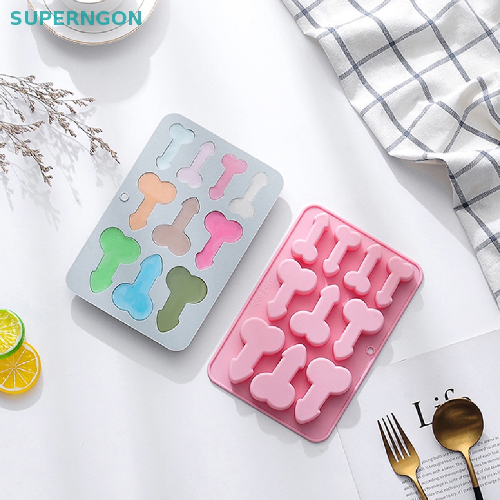 Khuôn Silicone Làm Bánh 10 Lỗ Chống Dính Tiện Dụng