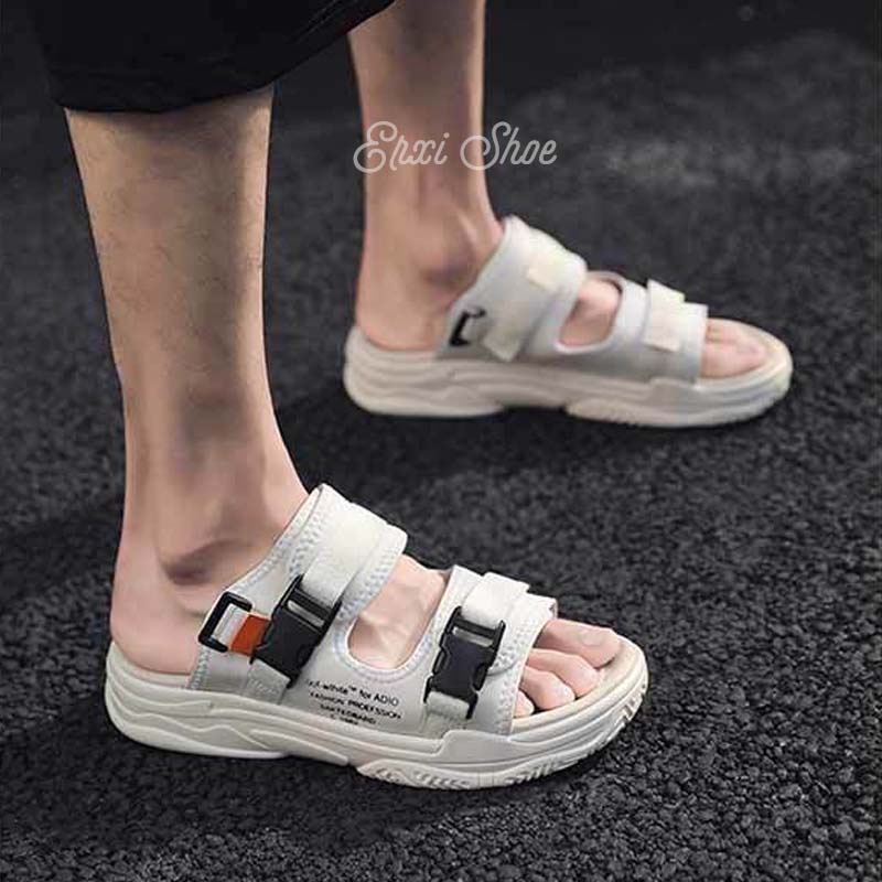 Oeggeo shop Xăng đan Thể Thao Đế Bằng Thời Trang Mùa Hè Cho Nam