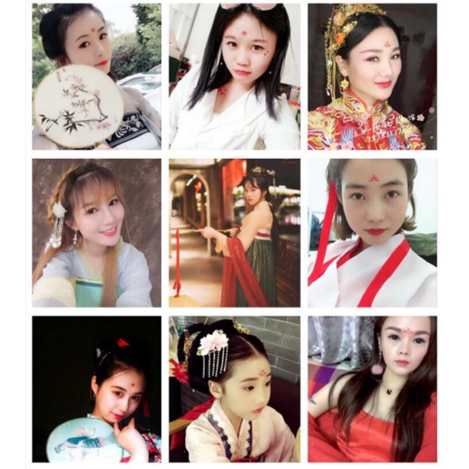Miếng dán trán trang trí cổ trang