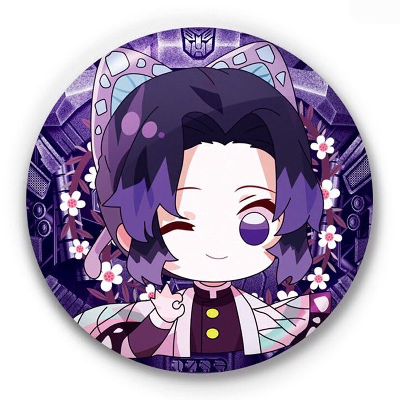 combo 9 huy hiệu kimetsu no yaiba đường kính 5,8cm