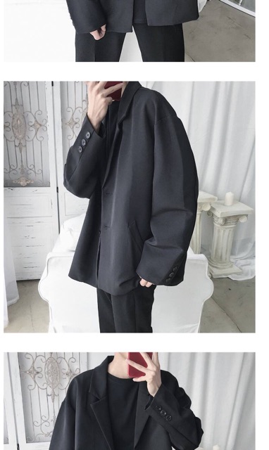 Áo Khoác Nam Sanminhchau Áo Blazer Nam Form Rộng Dáng Unisex Phong Cách Hàn Quốc Hottren 2022 Ad006 | BigBuy360 - bigbuy360.vn