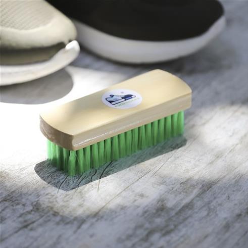 Bàn chải xanh lá lông mềm chuyên dụng vệ sinh giày